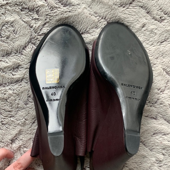 Balenciaga Glove Slingback Wedge Sandals ☆ - Picture 7 of 8